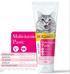 Petguard  Multi Vitamin Kedi Paste 100gr