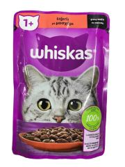 Whiskas Pouch Gravy Soslu  Sığırlı Kedi Maması 85 gr