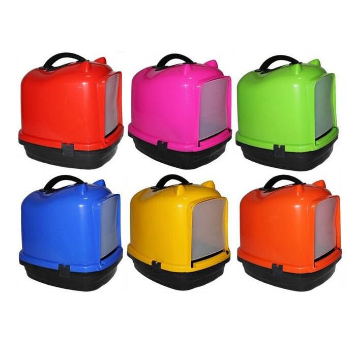 Kulaklı Kapalı Kedi Tuvaleti 32x43x50 cm