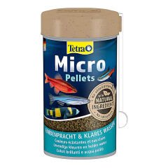 Tetra Micro Pellets - Küçük Ağızlı Tropikal Balık Yemi 46g/100 ml