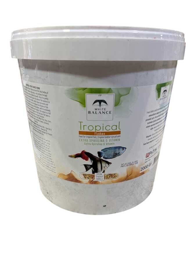 White Balance Tropical Mix Flake Pul Yem 2 Kg Kova