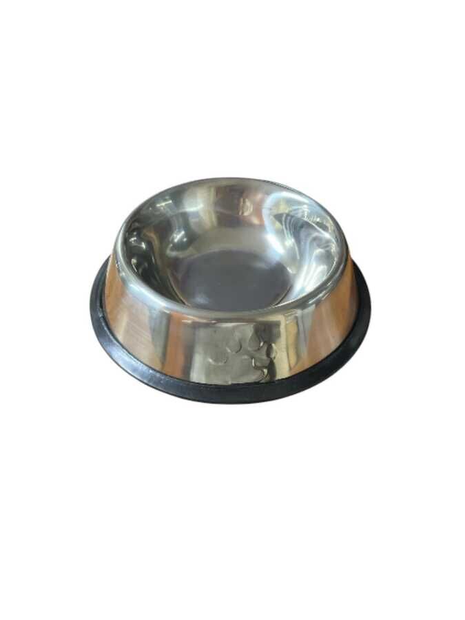 Pati Desenli Çelik Mama Kabı 8 OZ