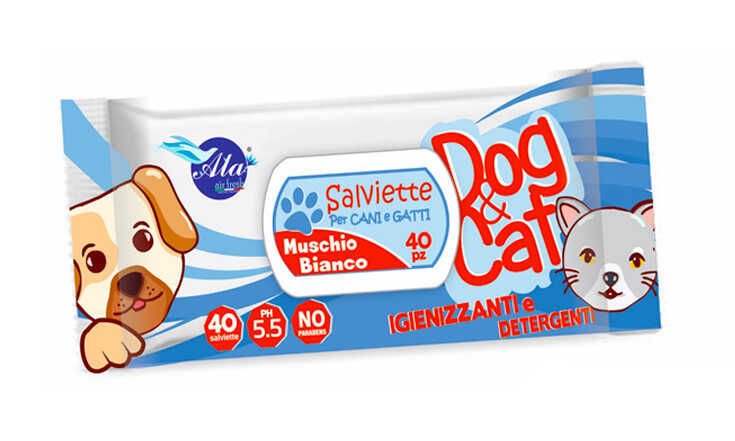 Salviette Beyaz Misk  Islak Mendil 40lı