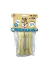Keyf Preslenmiş Beyaz  Kemik 12cm  2li Paket