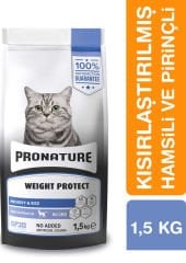 Pronature KısırlaştırılmışYetişkin Kuru  Kedi Hamsili ve Prinçli 1,5kg