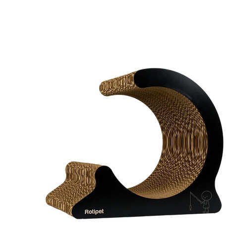 RTP3027 Rotipet MDF Kedi evi Dörtgen Karton Tırmalama