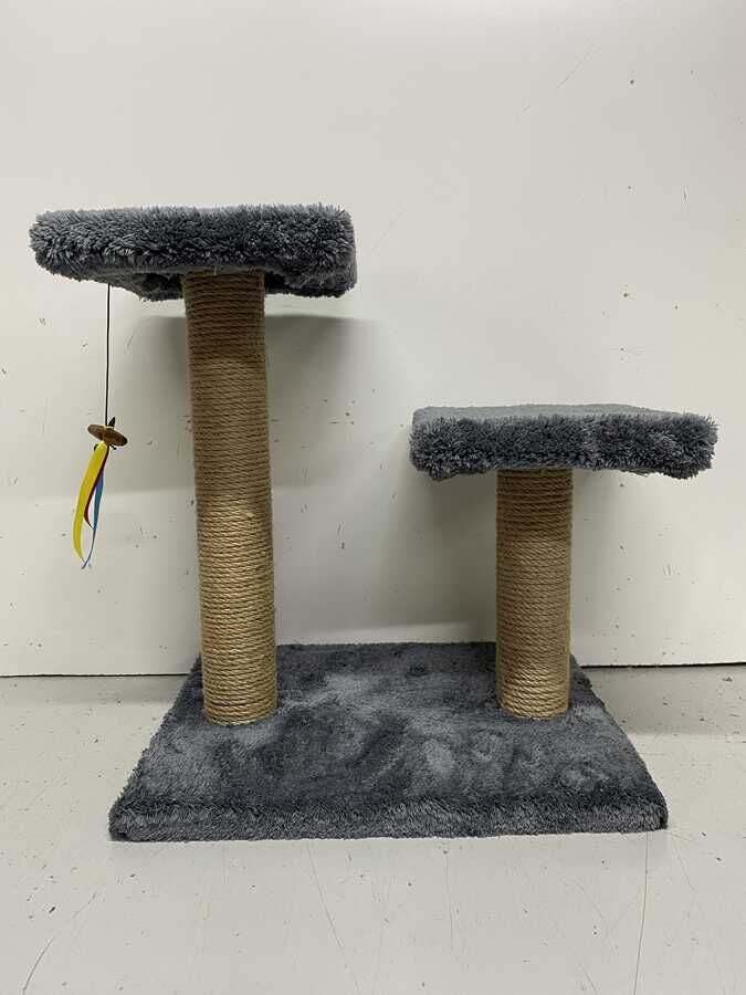 İki Oturaklı Peluş Tırmalama