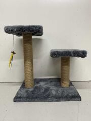 İki Oturaklı Peluş Tırmalama