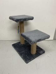 İki Oturaklı Peluş Tırmalama