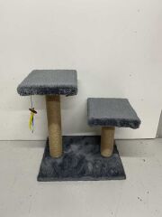 İki Oturaklı Peluş Tırmalama