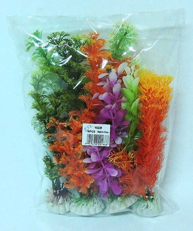Plastik Akvaryum Bitkisi 6 lı