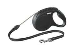 Flexi New Classic 5 m İp Tasma M Siyah
