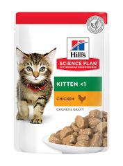 Hills SP Tavuklu Yavru Kedi Pouch Kedi Maması 12x85gr