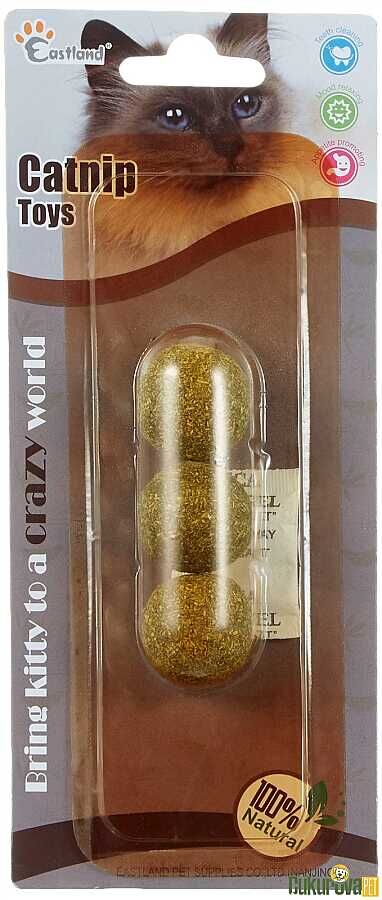 Eastland Catnip Topu 3lü 2,5 cm