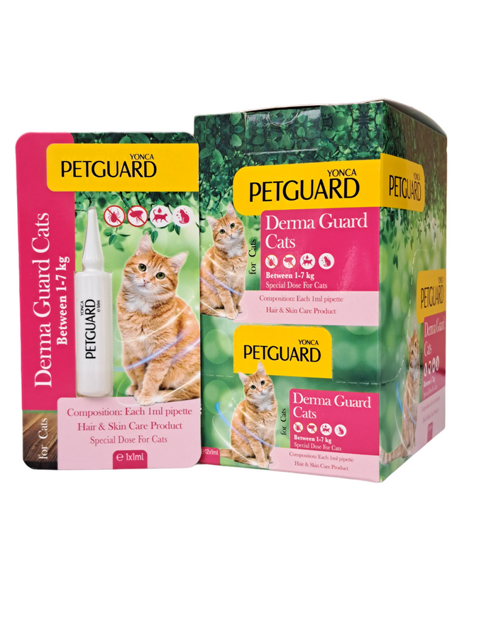 Petguard Derma Guard 1-7 Cat 12*1 Ml