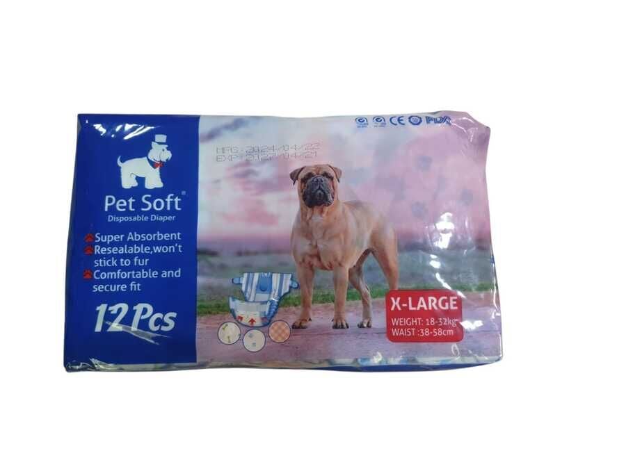 218  XL Evcil Hayvan Kilot  Bezi 12 Adet