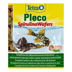 Tetra Pleco Spiriluna Wafers Bitkisel Dip  Balık Yemi-15Gr
