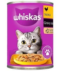 Whiskas Gravy Soslu Tavuklu  Kedi Konservesi 400gr