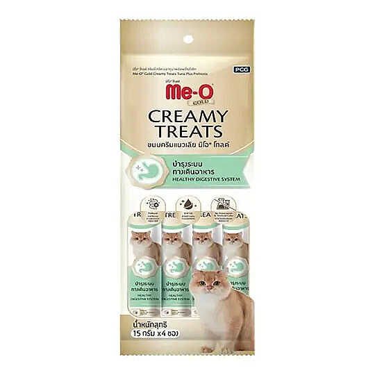 Me-O Gold Creamy Ton Balığı ve Prebiotic 15gr 4lü