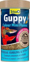 Tetra Guppy Clour Mini Flakes  Lepistes Pul  Balık  Yemi 100 ml