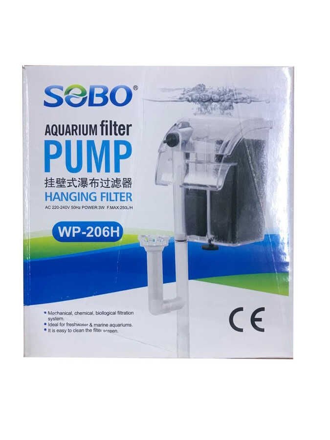 Sobo WP-206H Mini Askı Filitre 250lt/h 3W