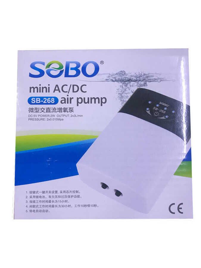 Sobo 268 Hava Motoru Şarjlı Dijital 2W 2X3 lt/min