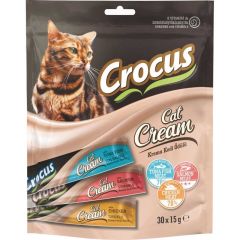 Crocus Karışık Çoklu  Krema Kedi Ödülü 30*15 Gr