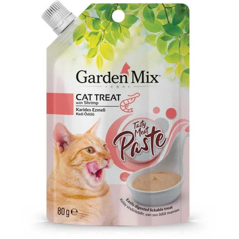 Gardenmix Tavuk ve Karides Ezmeli  Kedi  Ödülü 80Gr