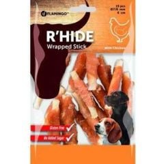 Flamingo R'Hide Tavuklu  Glutensiz Burgu Köpek  Ödül Maması 6cm