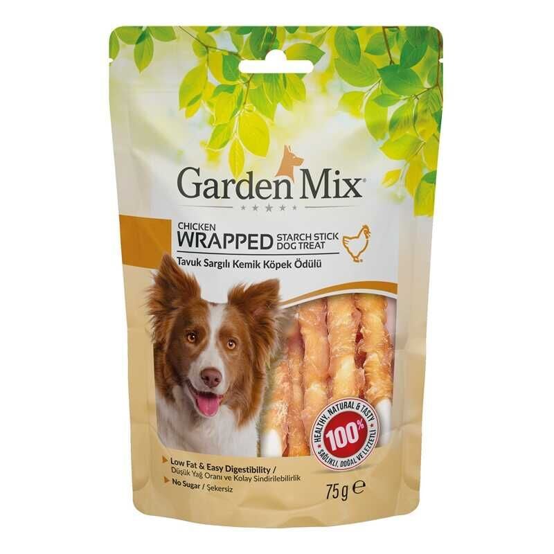 Gardenmix tavuk sargılı Kemik Köpek Ödülü 75 gr
