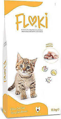 Floki Yavru Kedi Maması Tavuklu  15 Kg