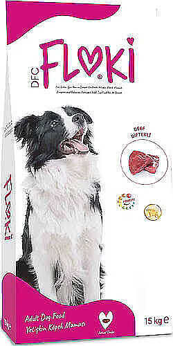 Floki Yetişkin  Köpek  Maması Biftekli 1 Kg