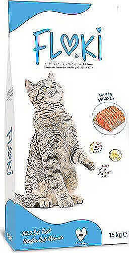 Floki Yetişkin Kedi Maması Somonlu  1 Kg
