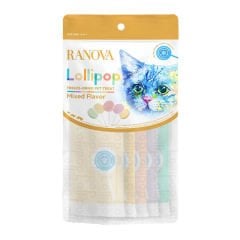 Ranova Kediler İçin Karışık Lezzetli Lolipop*1,4g  *5 li