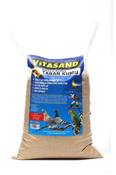 Kafes & Kümes Sarı Taban Kumu 20 Kg