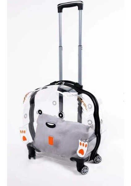 Çekçekli Şeffaf  Sırt  Taşıma Çantası