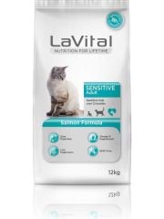 LaVital Yetişkin Kuru Kedi Maması (Sensitive adult) Somonlu 12  Kg