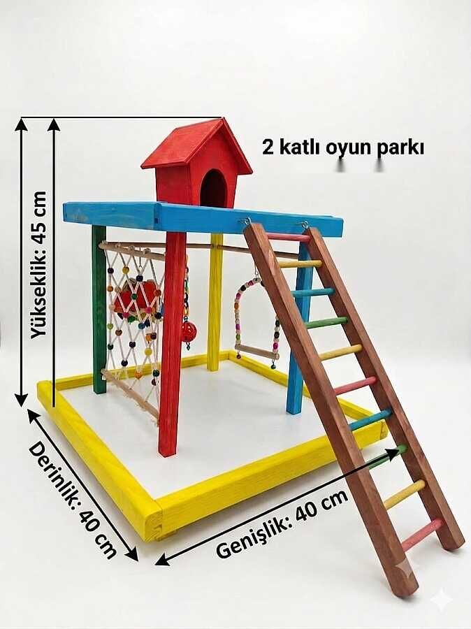 İki Katlı  Kuş Oyunparkı