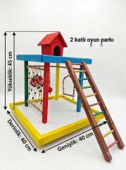 İki Katlı  Kuş Oyunparkı