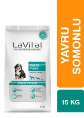 LaVital Büyük Irk Yavru Kuru Köpek Maması (Maxi Puppy) Somonlu 15 Kg