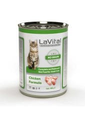 LaVital Tahılsız yetişkin  Yaş Kedi Maması(Adult) Ezme Tavuklu Etli  400Gr