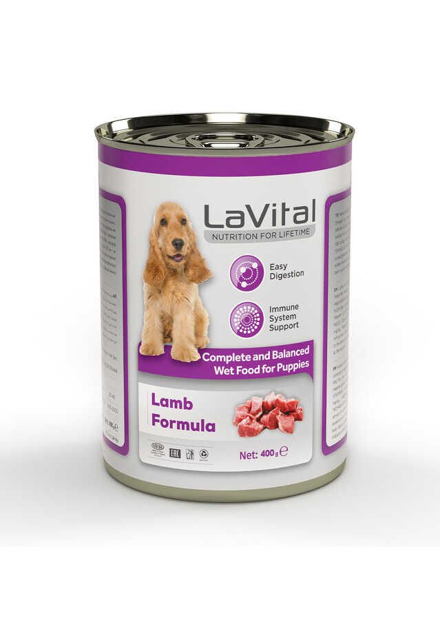 LaVital Yavru   Yaş Köpek Maması(Puppy) Kuzu Etli  400Gr