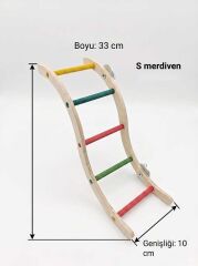 S Merdiven Kuş oyuncağı