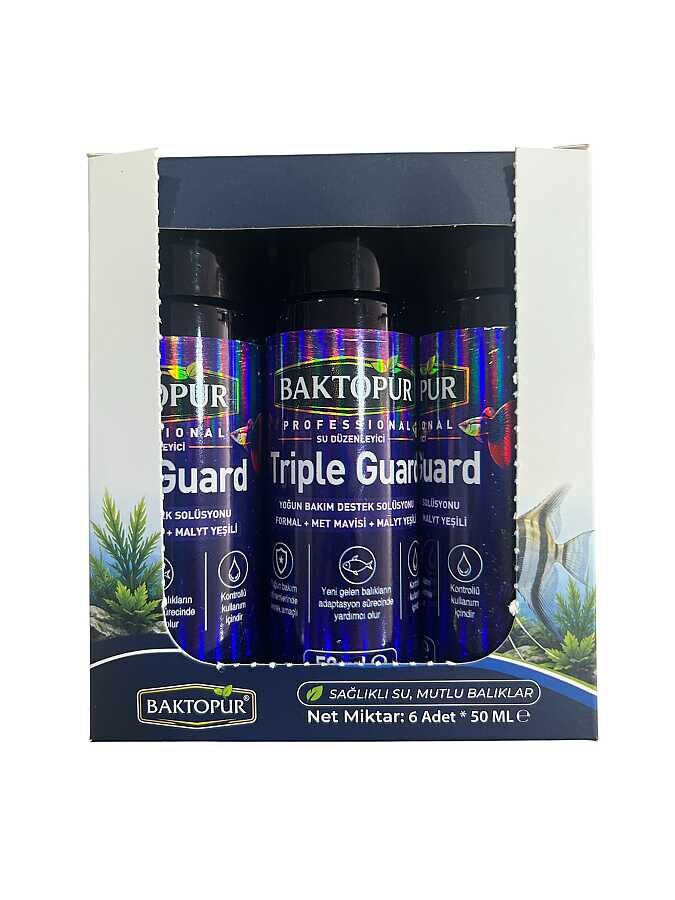 Baktopur Triple Guard  ( Su berraklaştırıcı Bitkisel  Hastalık Önleyici)