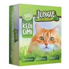 Jungle Kedi Çimi Kutulu Fileli