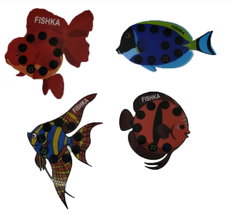 Fishka Balık Yapışkanlı Derece