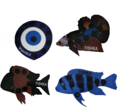 Fishka Balık Yapışkanlı Derece