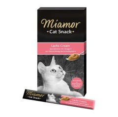 Miamor Cat Snack Lachs-Cream Somonlu Kedi Ödülü 6x15g