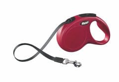 Flexi New Classic 5 m Şerit Tasma S Kırmızı