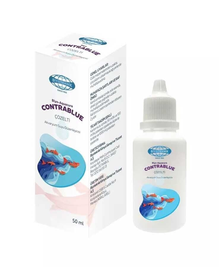 Biyo CONTRABLUE  Akvaryum Suyu Düzenleyici 50 ml